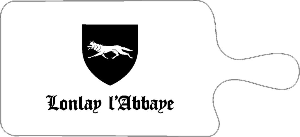 Petite planche à découper "Lonlay-l'Abbaye" (sur commande)