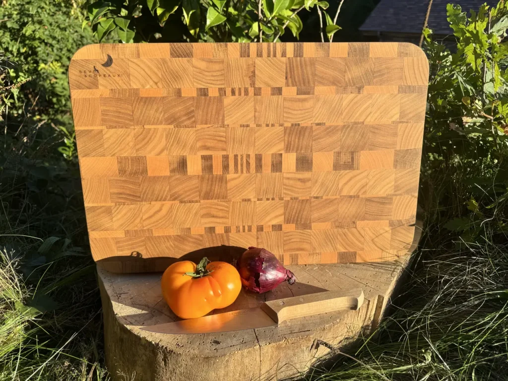 Planche à découper en bois de bout 46x30.3x4.8cm