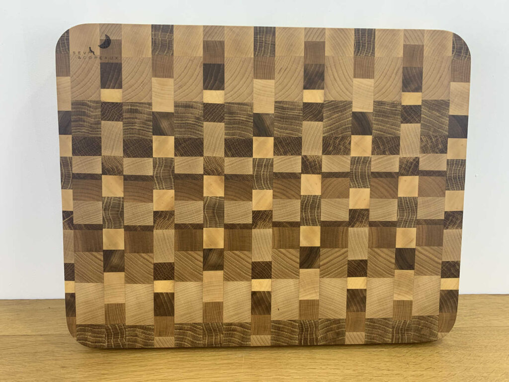 Planche à découper en bois de bout 46,6x33,9cm