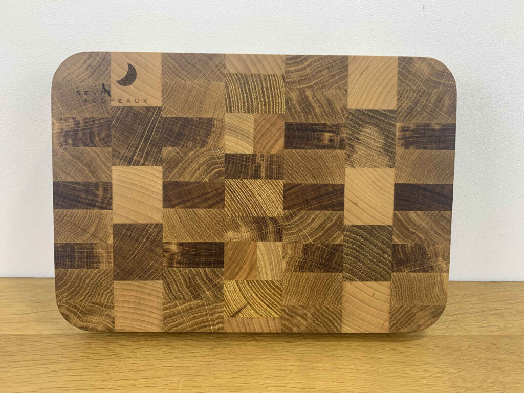 Planche à découper en bois de bout 28x19,5cm