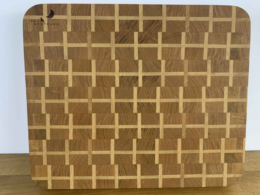 Planche à découper en bois de bout 41,5x34,7cm