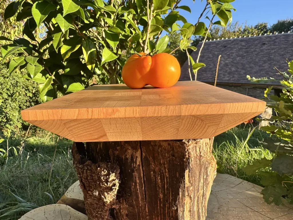 Planche à découper en bois de bout 26,5x21,6x4.2cm
